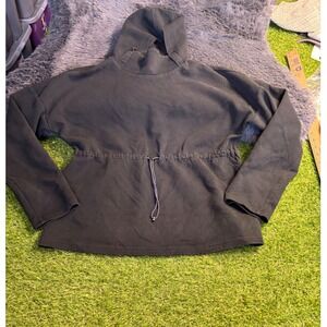 Varley‎ Women's XS Black Drawstring Waist Hooded Pullover Sweatshirt